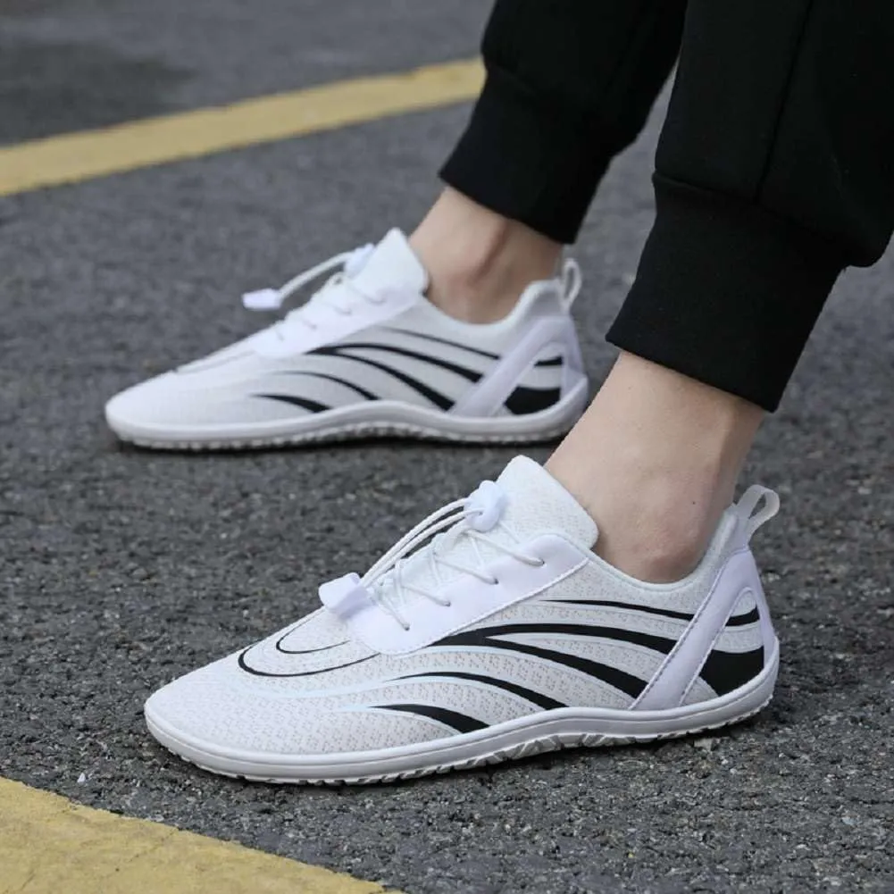 mitvr Barefoot Shoes for Women Men Wide Toe Box Breathable Non-Slip Loafers Lightweight Athletic Walking Shoes