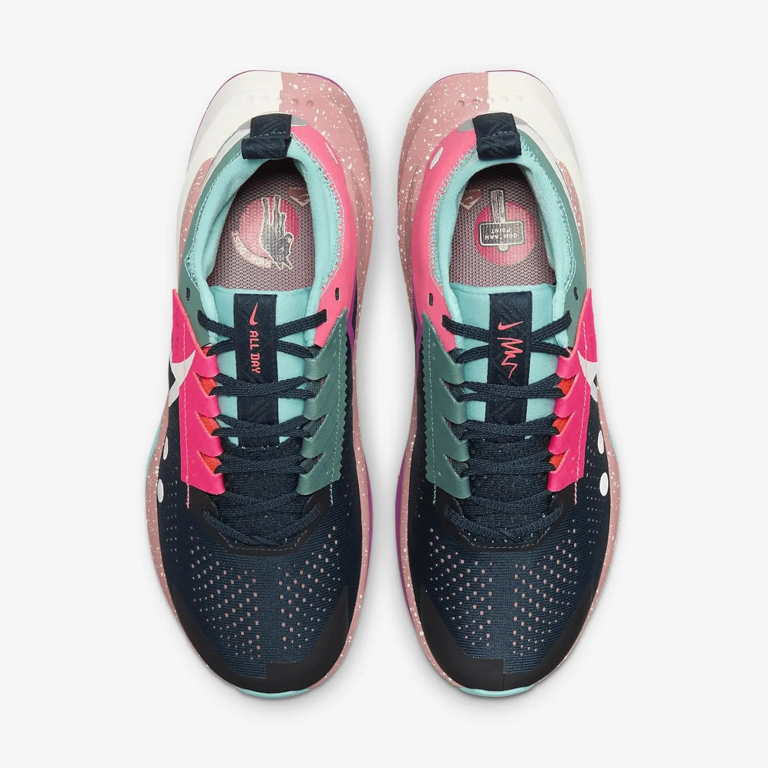 Nike Zegama 2 Women's Trail Running Shoes (FD5191-006, Pure Platinum/Football Grey/Pink Foam/White)