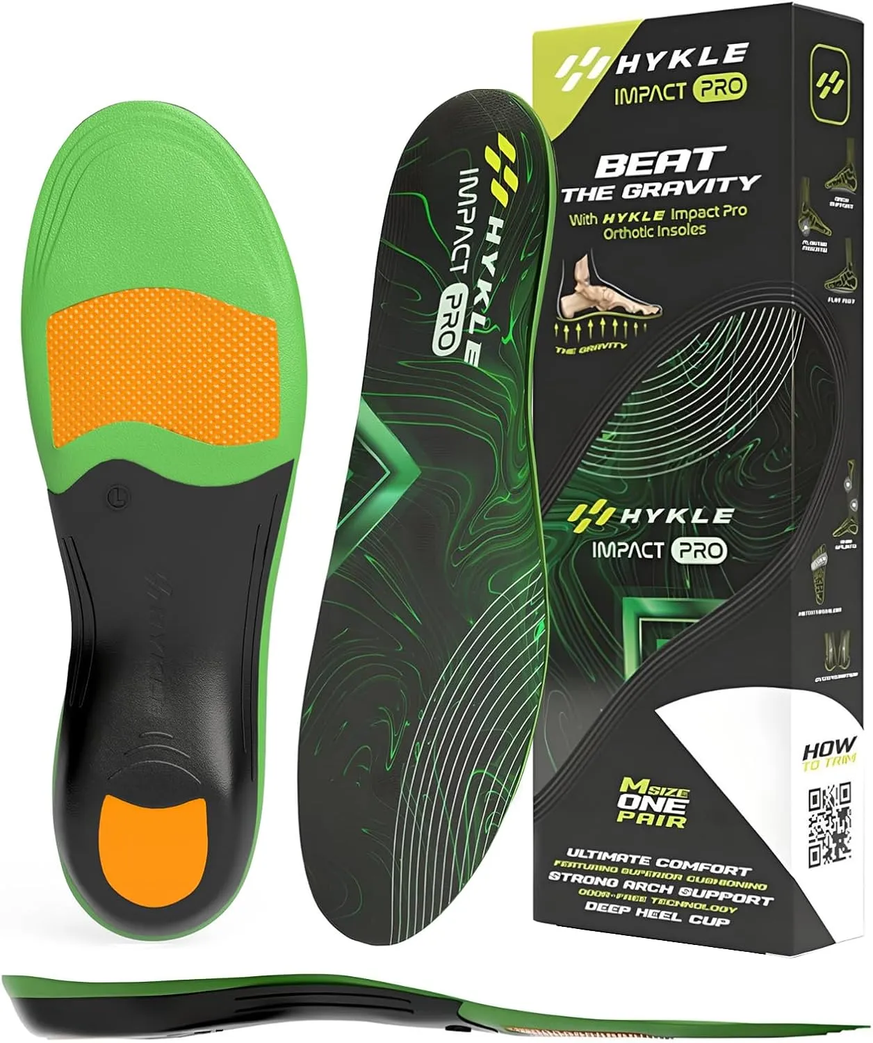 Premium Orthotics for Plantar Fasciitis Relief, Overpronation & Shin Splints - Orthopedic Insoles for Women - Plantar Fasciitis Insoles for Men - Arch Support Insoles All Day Pain Relief