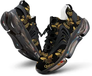 Queen Golden Bee Men's Running Shoes Lightweight Walking Shoe Breathable Sneaker