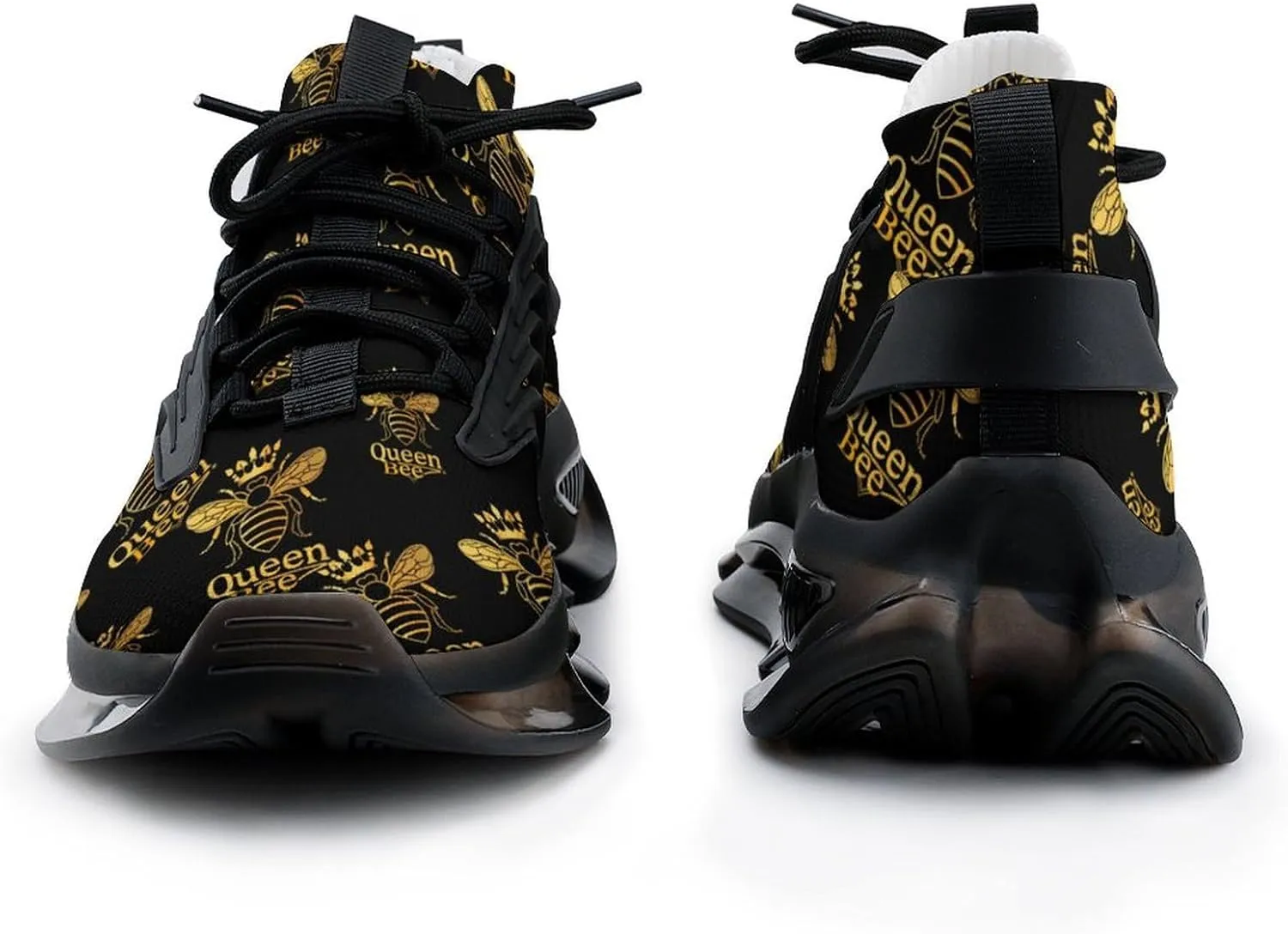 Queen Golden Bee Men's Running Shoes Lightweight Walking Shoe Breathable Sneaker