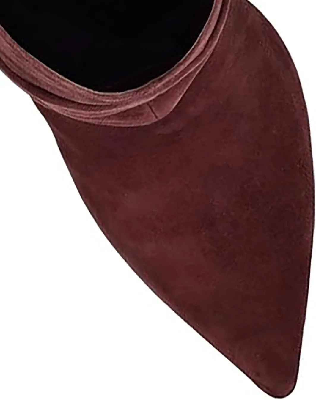 SHODENSE Women Slouch Stiletto Western Boots Mid Calf Pointed Toe Suede Cowboy Calf Boots Stiletto High Heels 3 inch Slim Heel Calf High Boots Cowgirl Zipper Vintage Party Office 4-11 M US