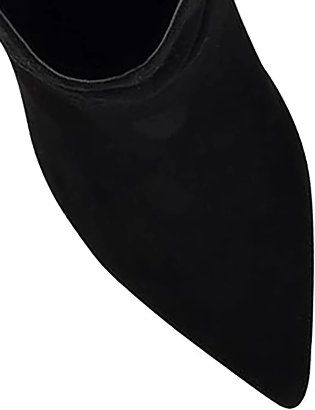 SHODENSE Women Slouch Stiletto Western Boots Mid Calf Pointed Toe Suede Cowboy Calf Boots Stiletto High Heels 3 inch Slim Heel Calf High Boots Cowgirl Zipper Vintage Party Office 4-11 M US