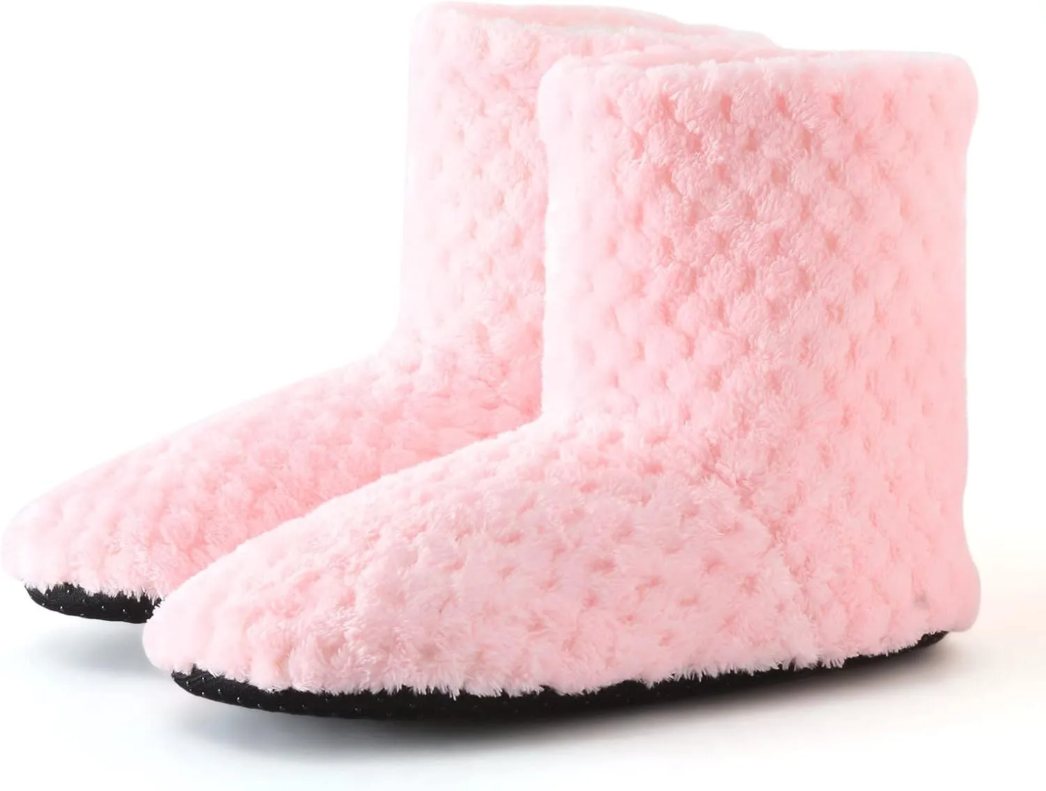 Snow Boots for Women Mid-Calf Lace up Outdoor Winter Shoes Comfort Walking Outdoor Shoes Fleece Lining Warm Booties