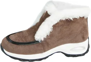 Snow Boots for Women Mid Calf Warm Insulated Lace up Snow Boots Mid-Calf Zipper Boots Classic Short Boots Outdoor Shoe