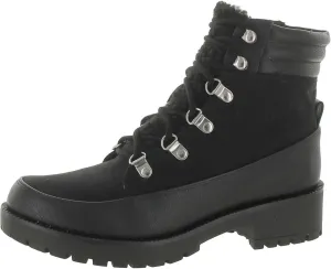 Style & Co. Womens Lace-Up Combat & Lace-Up Boots Black 6.5 Medium (B,M)