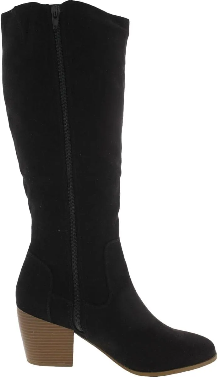 Style & Co. Womens Warrda Faux Suede Mid-Calf Boots