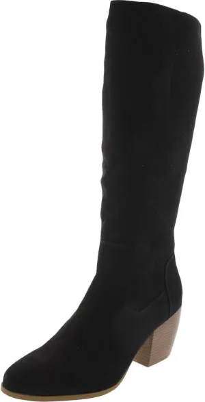 Style & Co. Womens Warrda Faux Suede Mid-Calf Boots