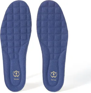 Thick Memory Foam Shoes Insert with Arch Support - Premium Cushioning Orthopedic Shoe Insoles for Heel Pain & Plantar Fasciitis, Running, Hiking, Working Men & Women (Blue Size 12)
