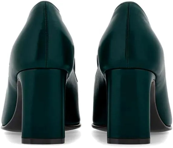 Women Chunky High Heel Loafers Pumps Square Toe Slip on Pumps Dress Heels Matte 3 inch Block Heel Loafer Shoes Classic Causal Fashion Oxford Loafer Heels Professional Office 4-11 M US