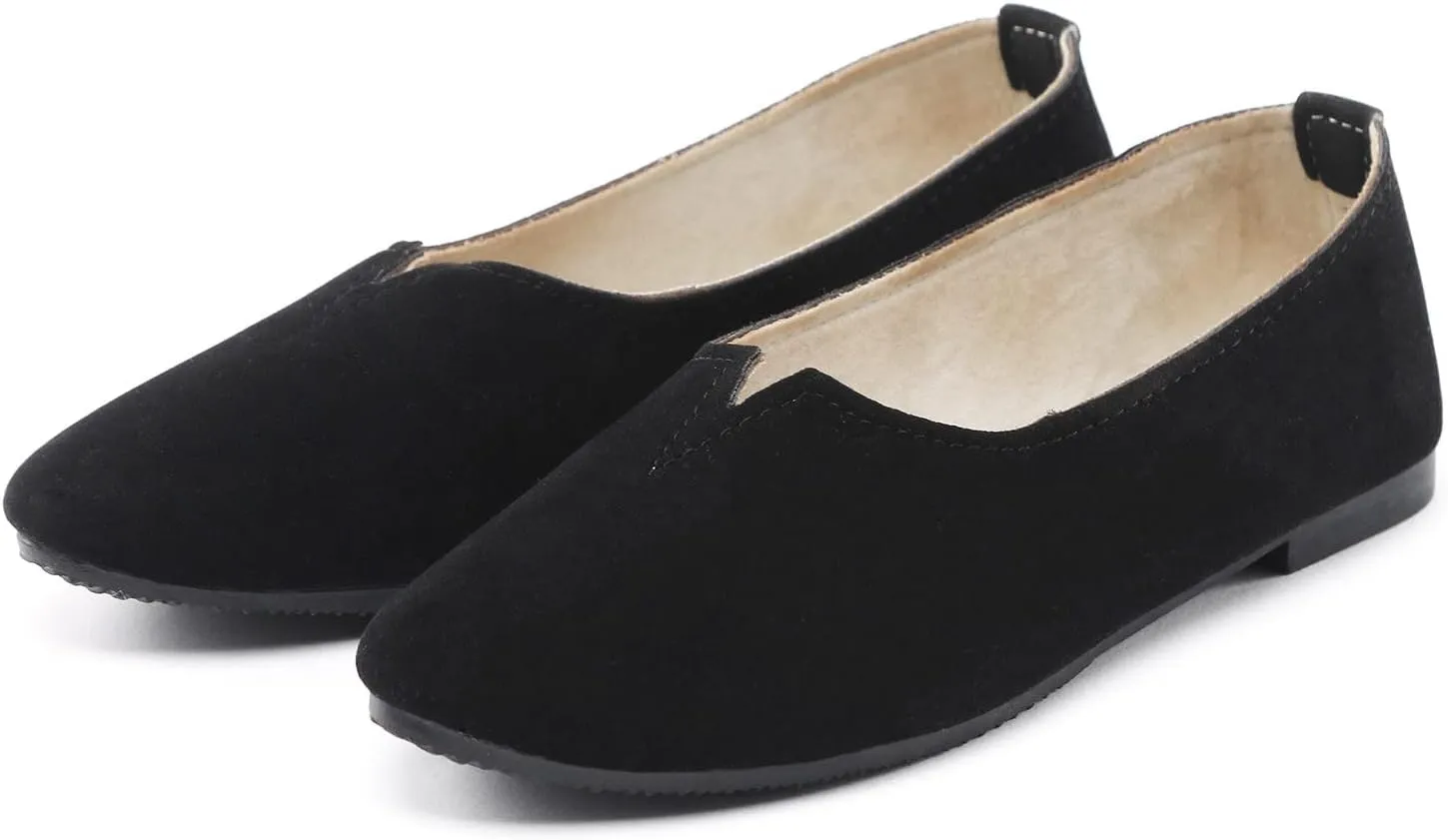 Women Flat Shoes Slip On Shallow Mouth Simple Single Shoes Casual Work Wedge Sandals Party Sandals for Women
