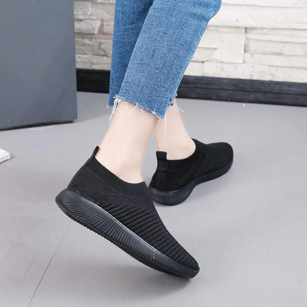 Women Running Shoes Women's Comfortable Fashion Sneakers Slip on Shoes for Women Non Slip Gym Workout Shoes