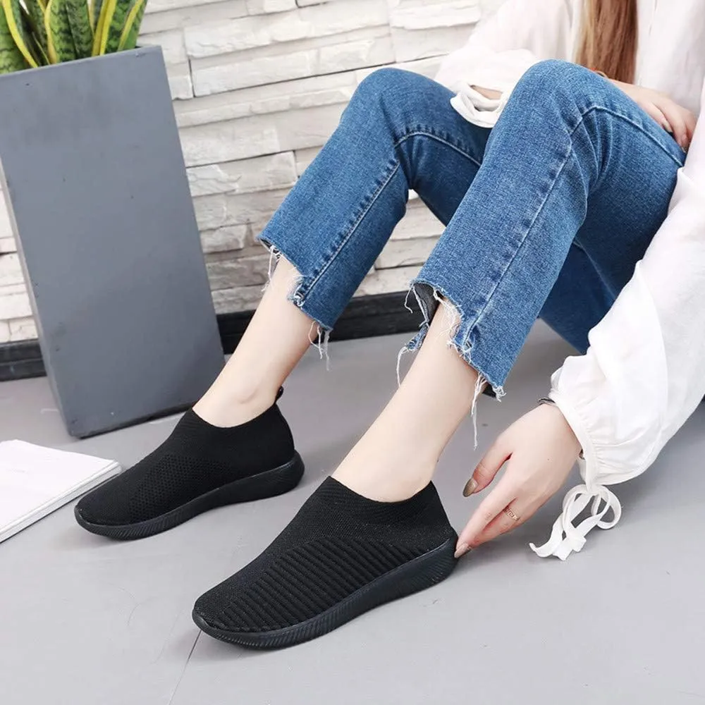 Women Running Shoes Women's Comfortable Fashion Sneakers Slip on Shoes for Women Non Slip Gym Workout Shoes