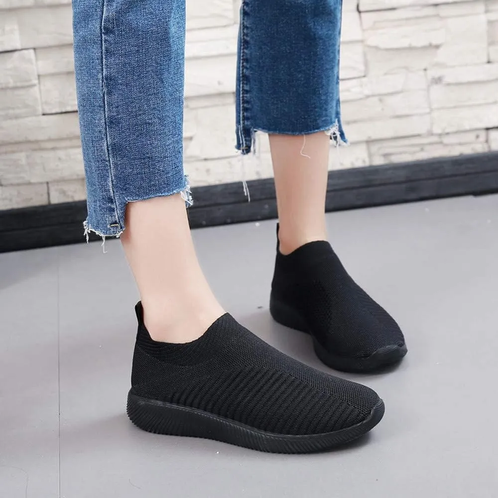 Women Running Shoes Women's Comfortable Fashion Sneakers Slip on Shoes for Women Non Slip Gym Workout Shoes