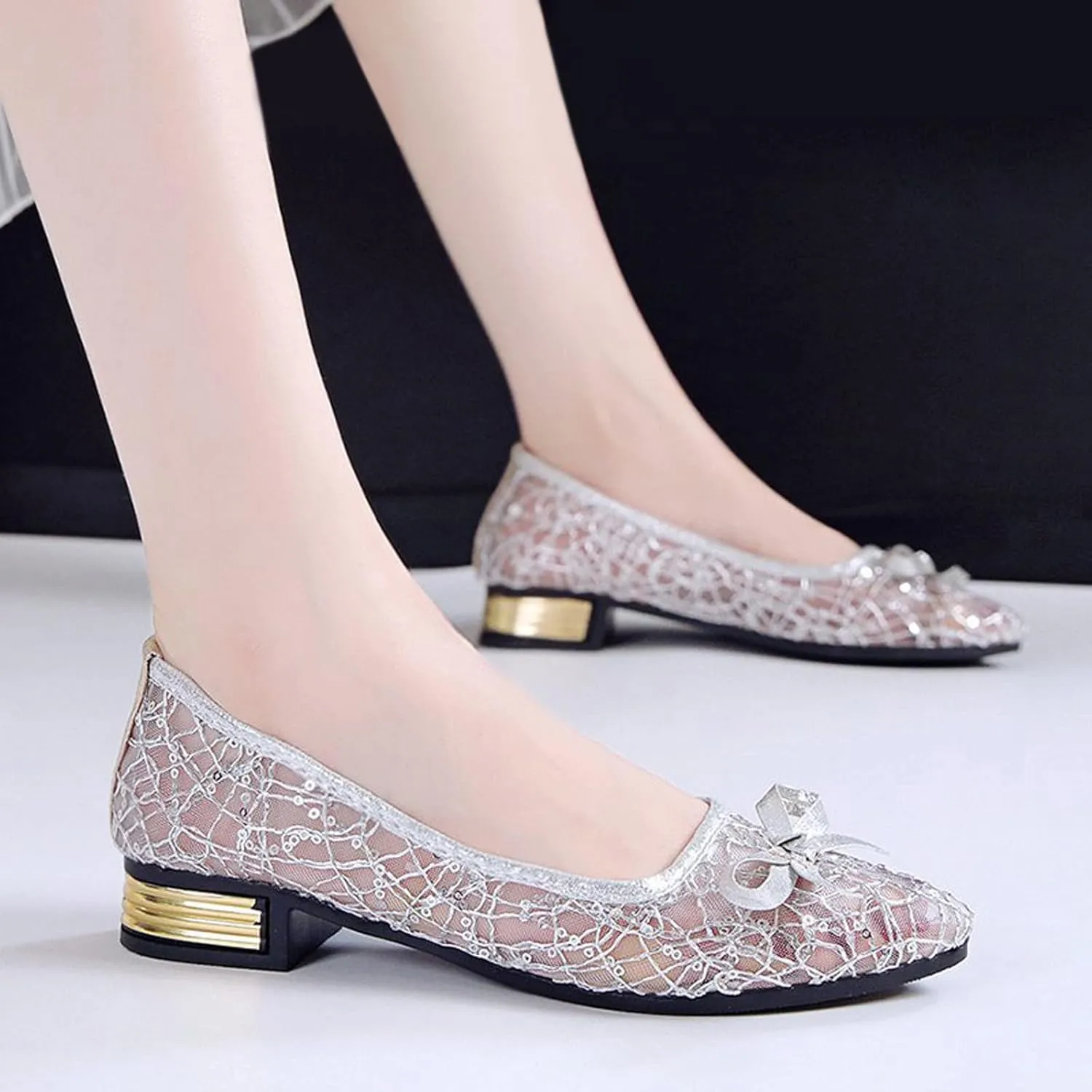 Women's Slip on Flats Lightweight & Flexible All Season Shoes Cute Loafer Slip on Walking Driving Shoes